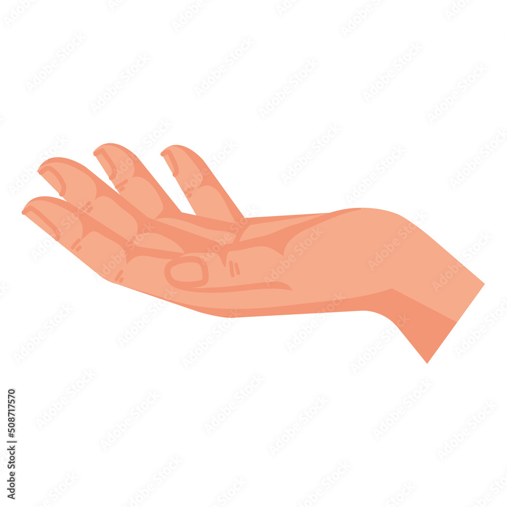 hand human receiving hand human receiving