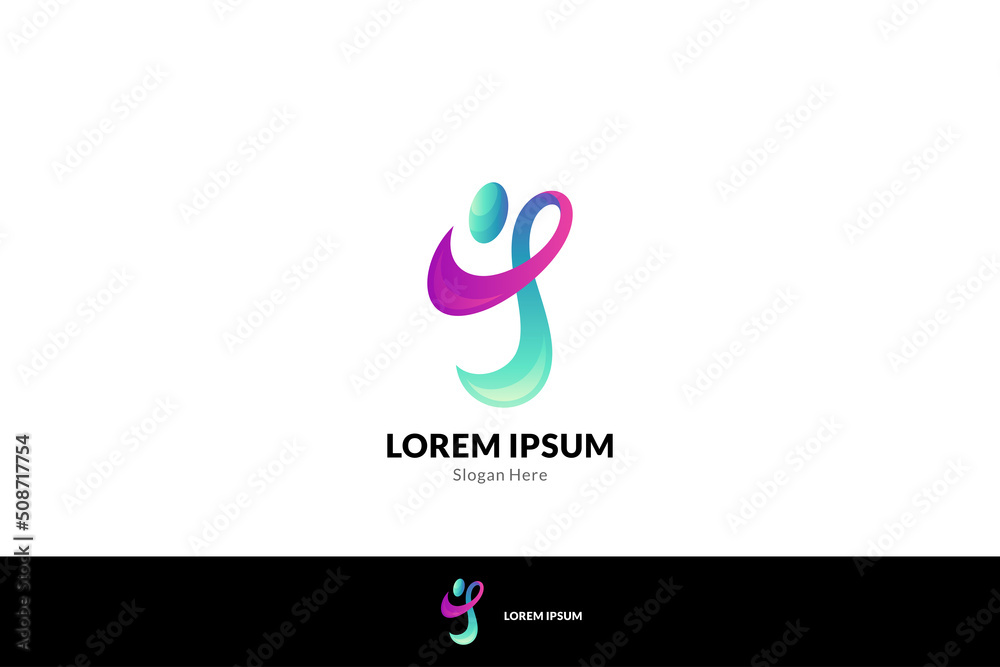 Abstract people logo. Simple, abstract, organic, cheerful and youthful 3d design style with colorful gradient colors. Great to use for business, icon of leader, entrepreneur and success. Abstract people logo. Simple, abstract, organic, cheerful and youthful 3d design style with colorful gradient colors. Great to use for business, icon of leader, entrepreneur and success.