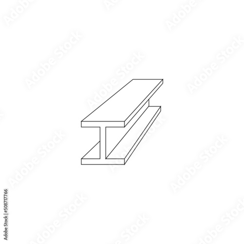 Steel product vector icon