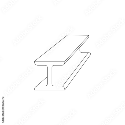 Steel product vector icon