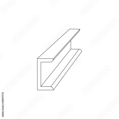 Steel product vector icon