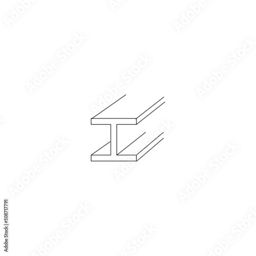 Steel product vector icon