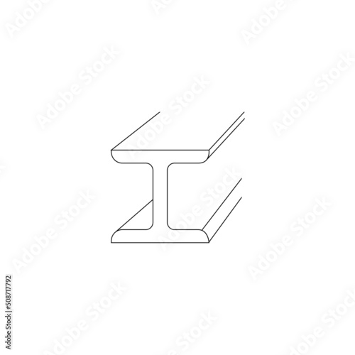 Steel product vector icon