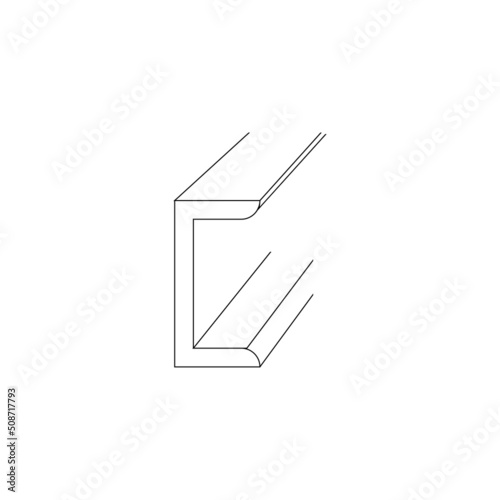 Steel product vector icon