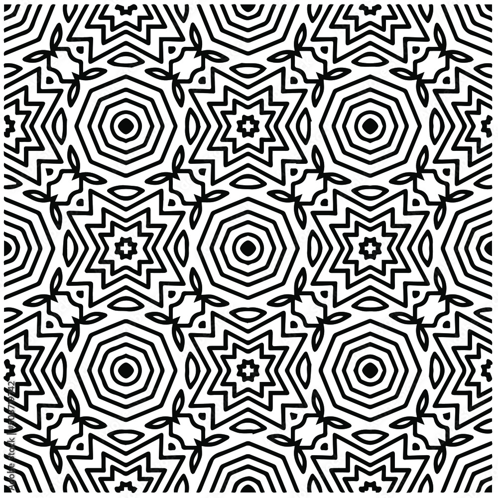 Abstract background with black and white pattern. Unique geometric vector swatch. Perfect for site backdrop, wrapping paper, wallpaper, textile and surface design. Abstract background with black and white pattern. Unique geometric vector swatch. Perfect for site backdrop, wrapping paper, wallpaper, textile and surface design.