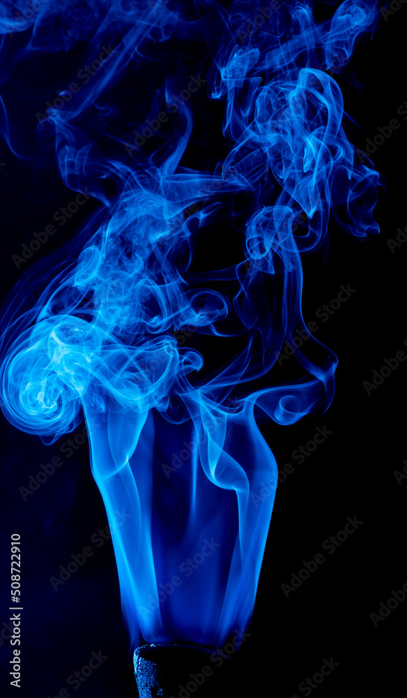 Fototapeta premium smoke on black background