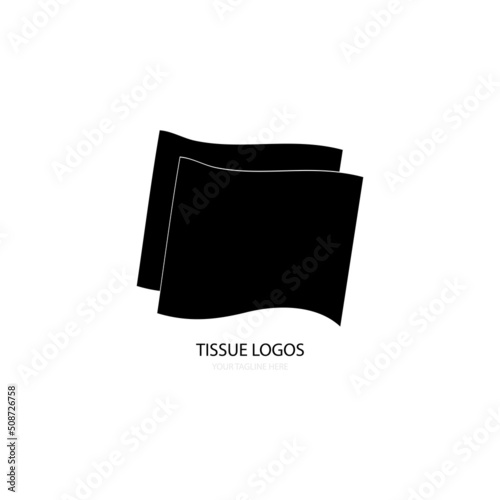 Tissue Paper icon logo free vector