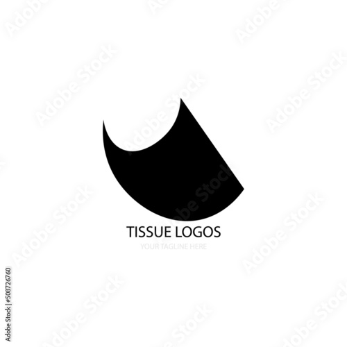 Tissue Paper icon logo free vector