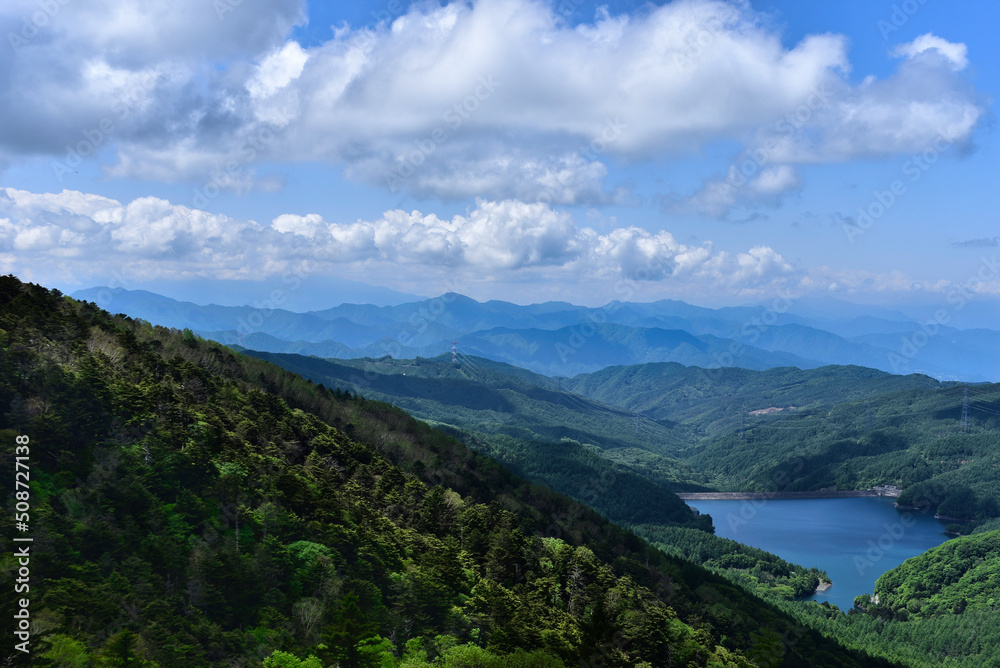 From Mt. Daibosatsu to the mountains of Koshu