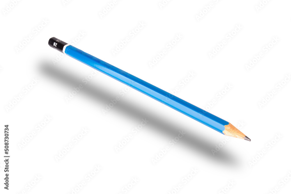 pencil 2B isolated on white background