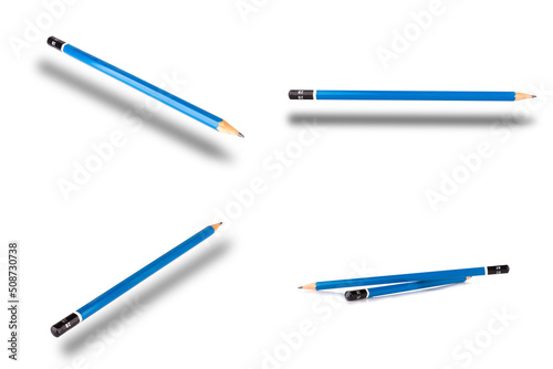 pencil 2B isolated on white background