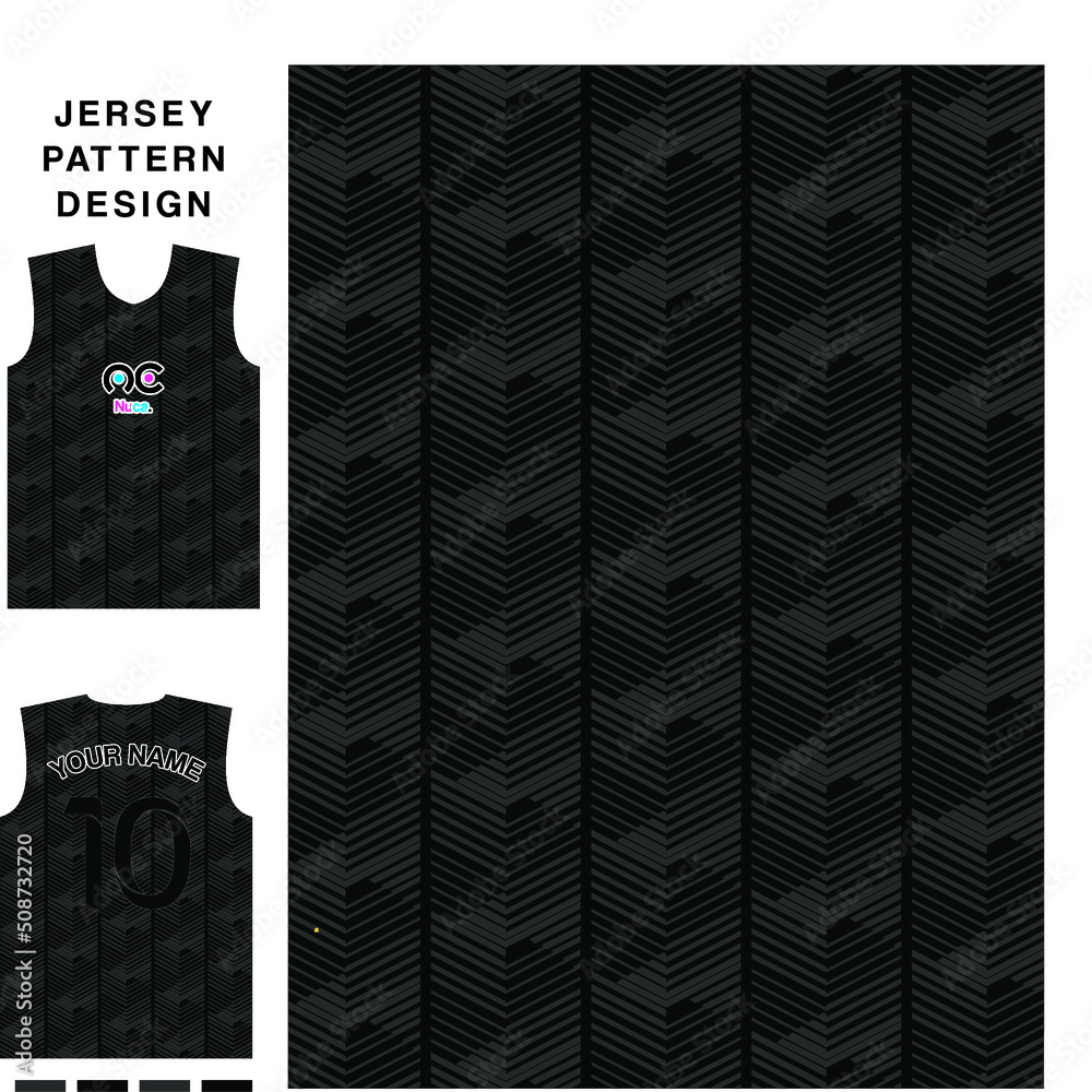 basketball jersey pattern design template. dark blue abstract