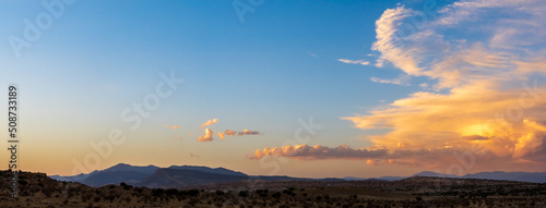 Sunset over Jemez Mountains 1 photo