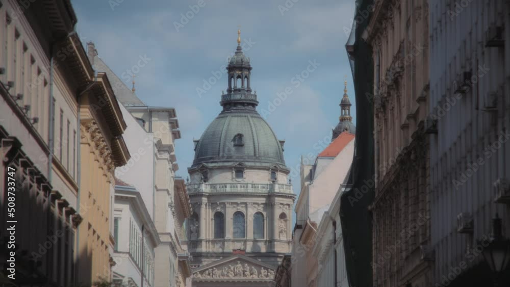St. Stephen's Basilica in Budapest, Hungary. Slow motion. St. Stephen's Basilica in Budapest, Hungary. Slow motion.