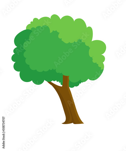 Isolated apple tree clipart