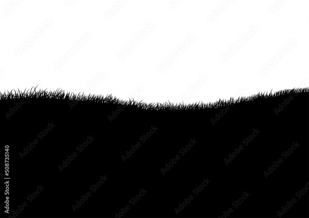 graphics design grass on white background vector illustration for wallpaper background