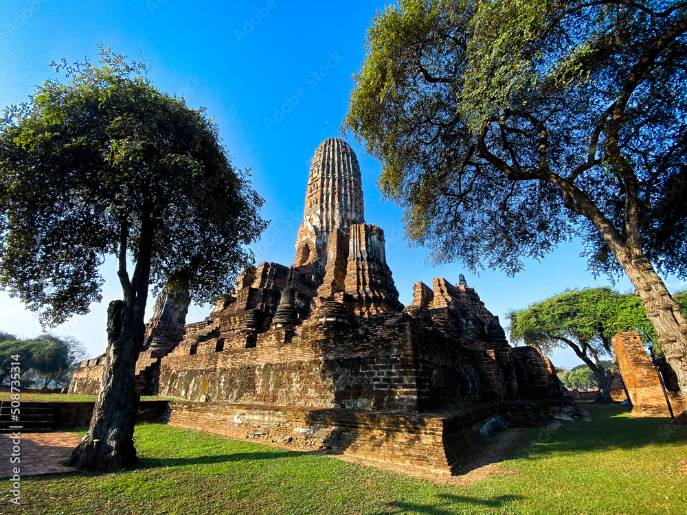 Wat Phra Ram ruin temple in Phra Nakhon Si Ayutthaya, Thailand