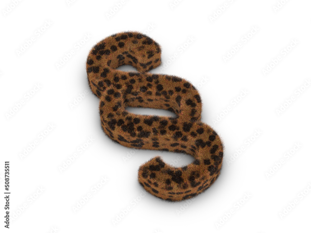 Obraz premium Fur section symbol