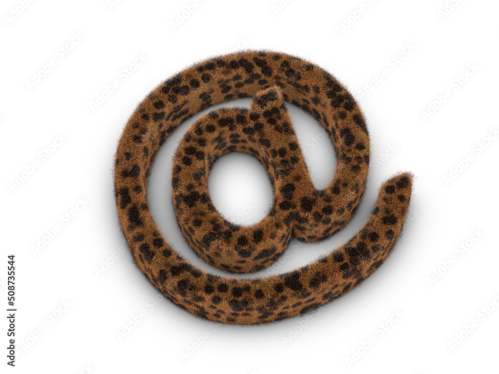 Fur email symbol Fur email symbol