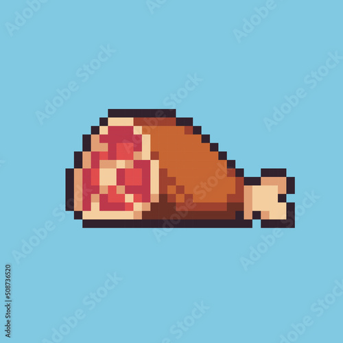 Editable vector meat art illustration for game development,
game asset, web asset, graphic design, and printed purpose.