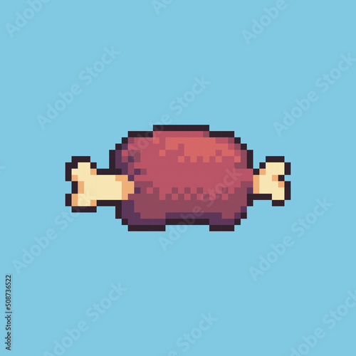 Editable vector meat art illustration for game development,
game asset, web asset, graphic design, and printed purpose.