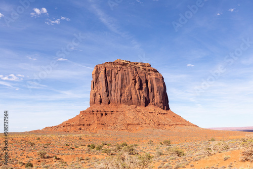 famous mitten butte in monument valley