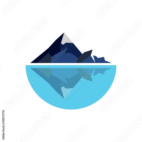 Mountain icon Logo Template Vector illustration design