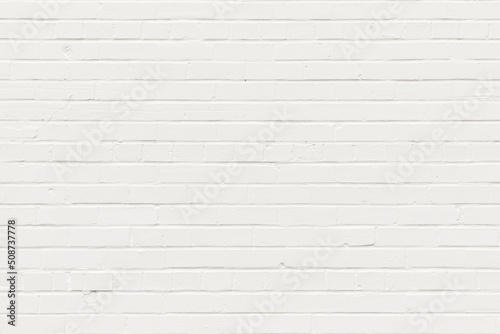 Fototapete white painted brick wall background
