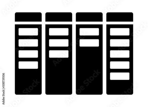 Agile kanban product board flat vector icon for product apps and websites