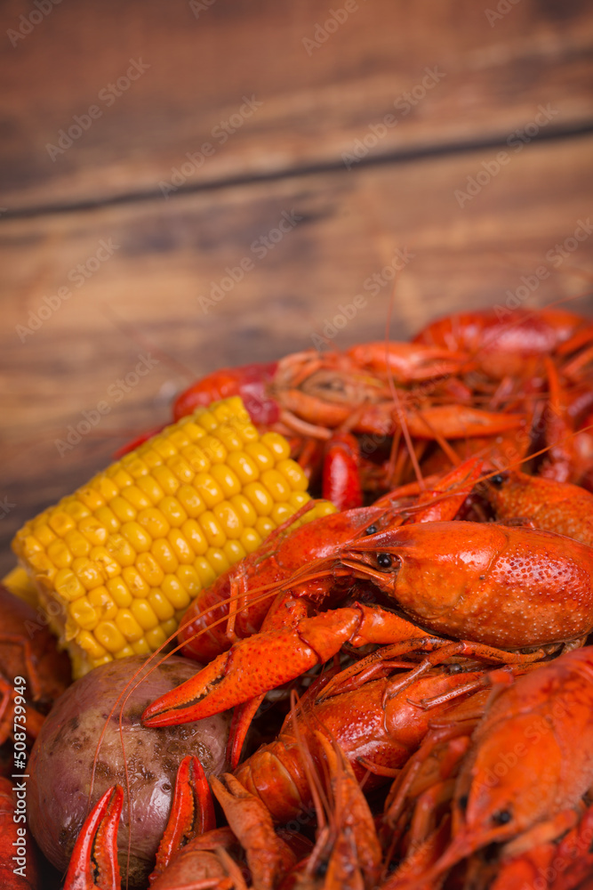 Spicy Louisiana Boiled Crawfish