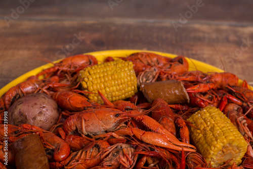 Spicy Louisiana Boiled Crawfish