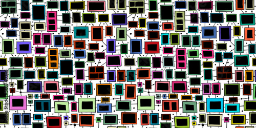 Abstract photo frame templates. Seamless pattern background for your design