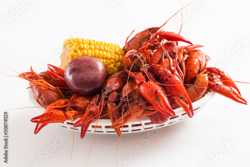 Louisiana Spicy Boiled Cajun Crawfish