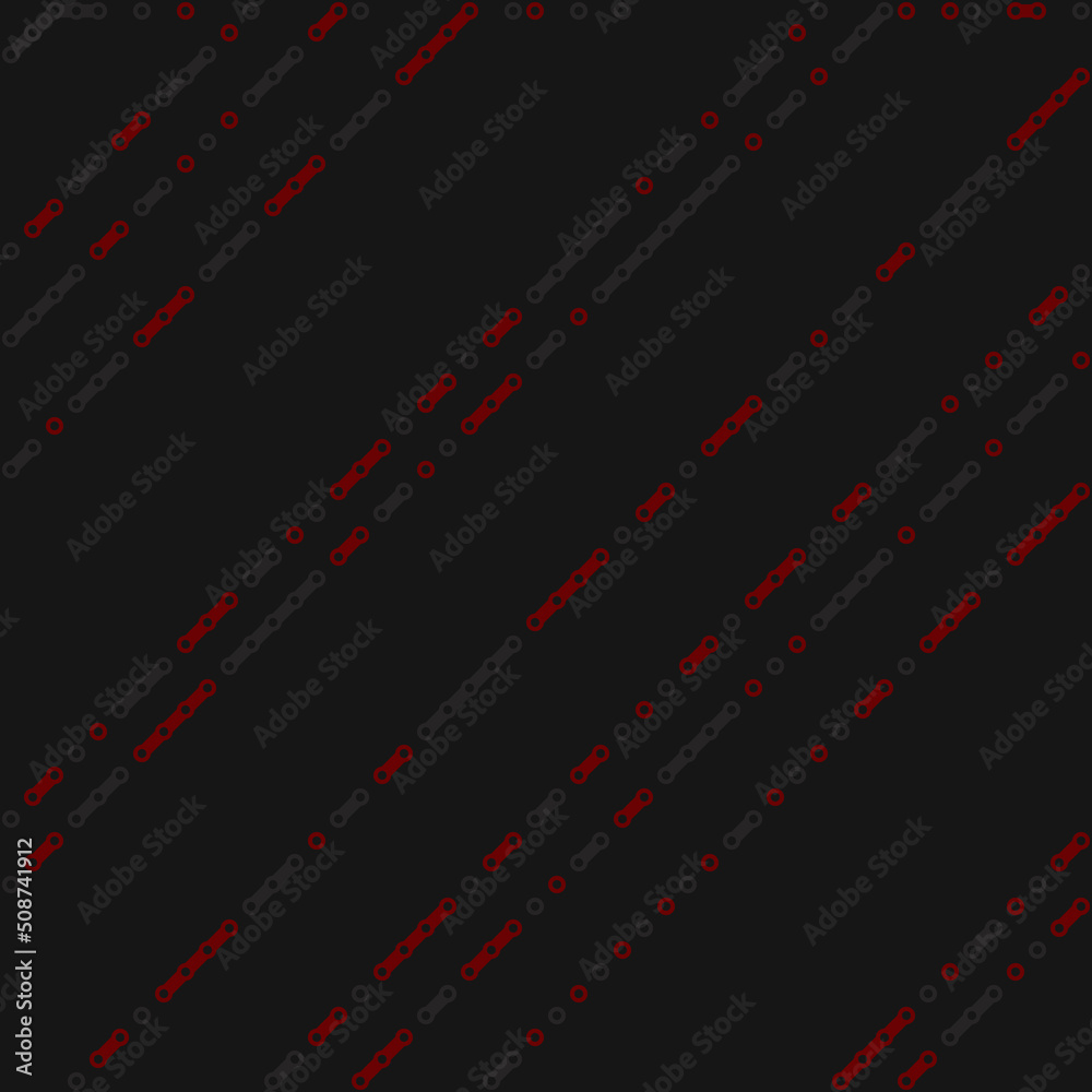 Fototapeta premium Rule 2 Neighbors 3 Elementary cellular automaton random seed sample implementation illustration