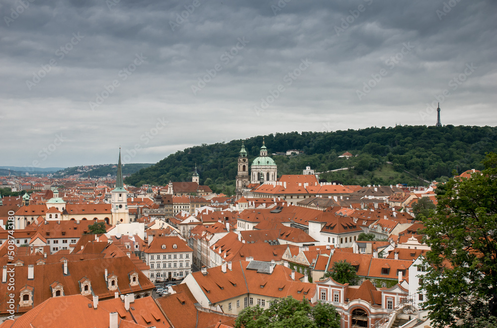 Prague Petřín panorama