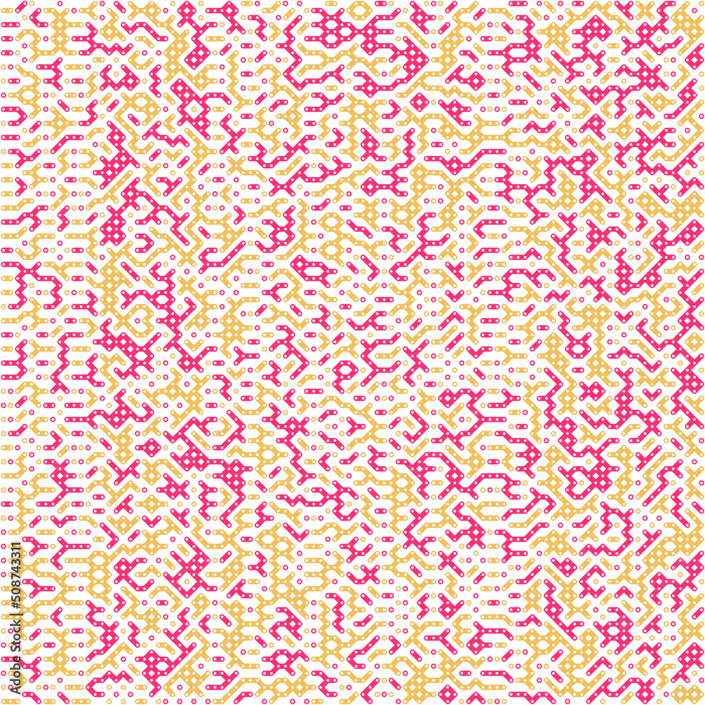 Rule 51 Neighbors 3 Elementary cellular automaton random seed sample implementation illustration Rule 51 Neighbors 3 Elementary cellular automaton random seed sample implementation illustration