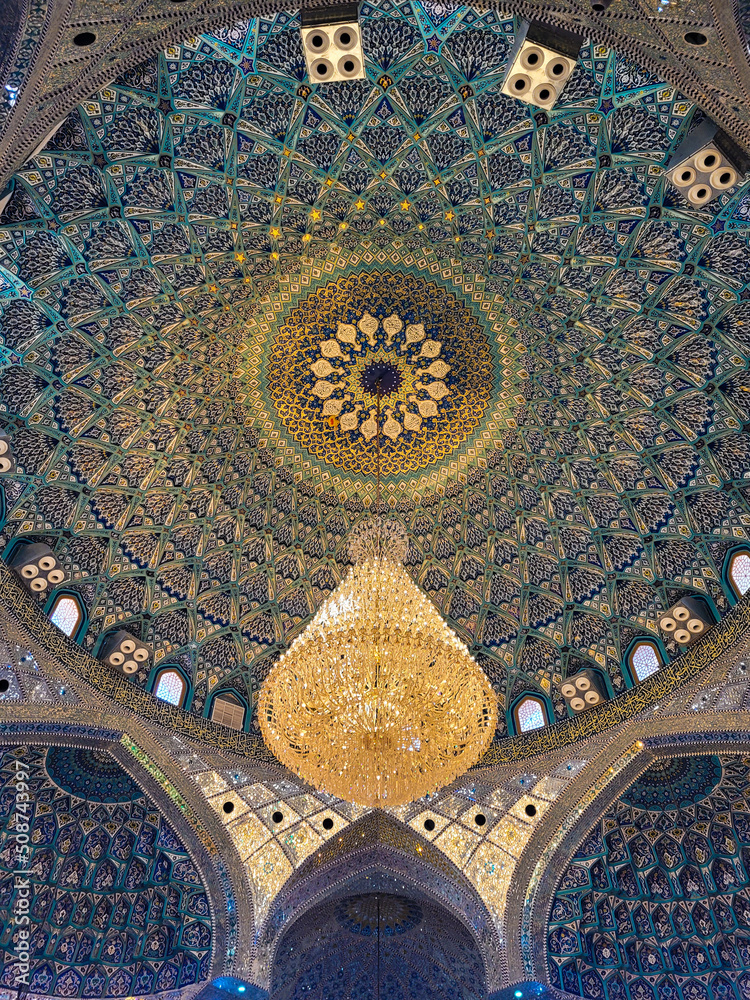 Islamic architecture at Imam tomb Iraq 