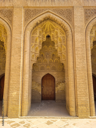 Door design of Abbasid Palace in Baghdad Iraq  © pop_gino