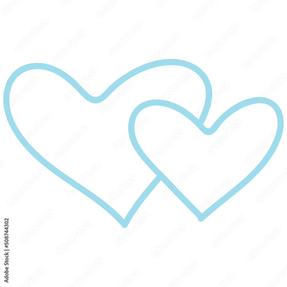 Hand drawn heart icon. Decorative valentine doodle elements. Doodle heart vector illustration. Hand drawn heart icon. Decorative valentine doodle elements. Doodle heart vector illustration.