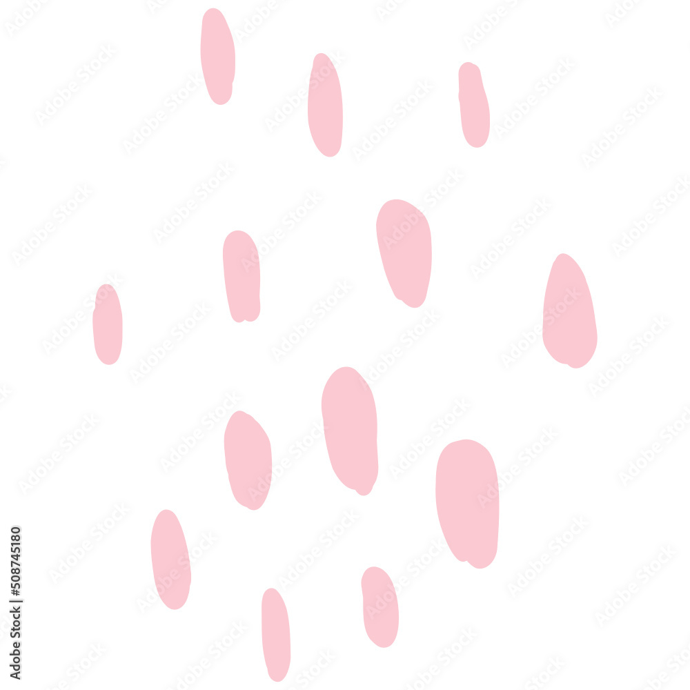 Hand drawn abstract dots pattern. Doodle dotted elements illustration. Scribble dots decorative.