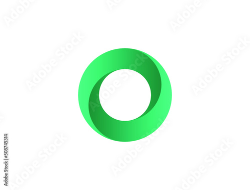 Abstract Modern Circle Logo. Symbol and Icon Vector Template.