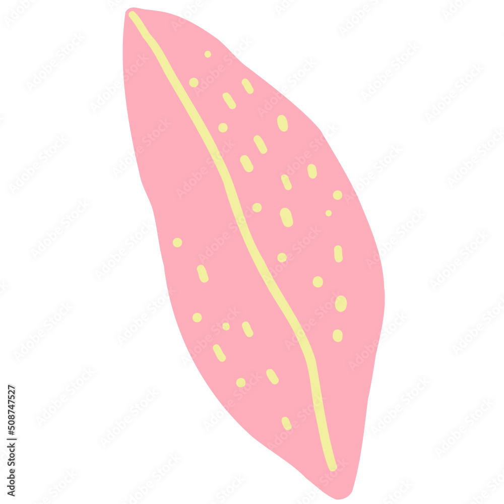 Hand drawn abstract organic leaf. Doodle botanical elements illustration. Hand drawn abstract organic leaf. Doodle botanical elements illustration.