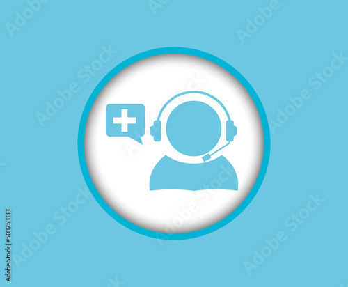 Medical Call Center Icon