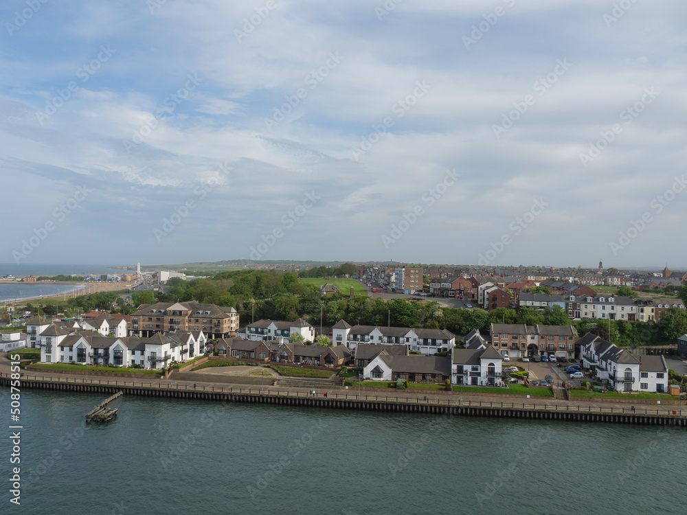 Fototapeta premium Tynemouth und Newcastle in England