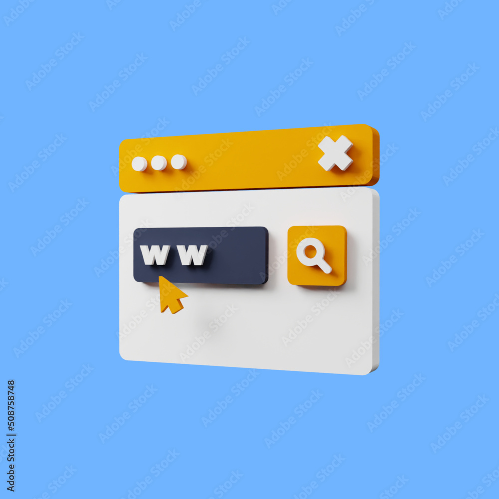 3d rendering search engine illustration 3d rendering search engine illustration