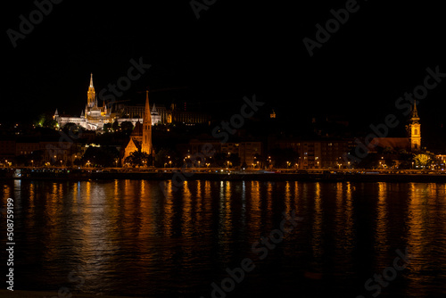 a nightscape photo for budapest city © mohammad