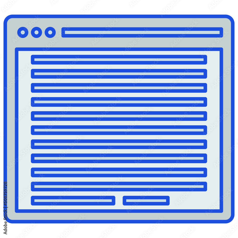 Browser page Vector icon which is suitable for commercial work
Browser page Vector icon which is suitable for commercial work