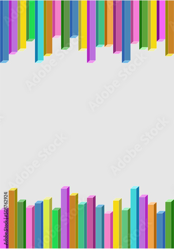 the colorful sticks background