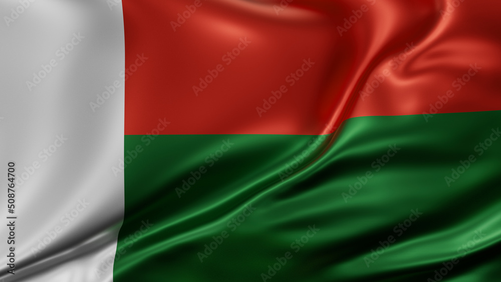 Madagascar national flag
