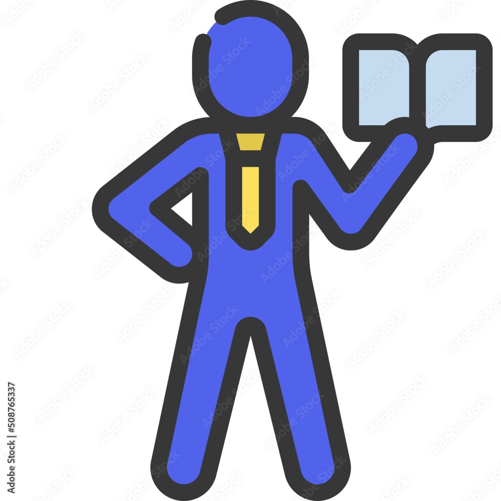 Person Reading Book Icon Person Reading Book Icon